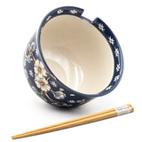 Bowl With/Chopsticks - 18fl. oz. / 5"D x 3.75"H