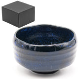Japanese Matcha Bowl Navy - 5"D x 3"H, 18oz