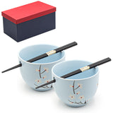 2pc Bowl Set With/Chopsticks