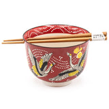Bowl With/Chopsticks - 18fl. oz. / 5"D x 3.75"H