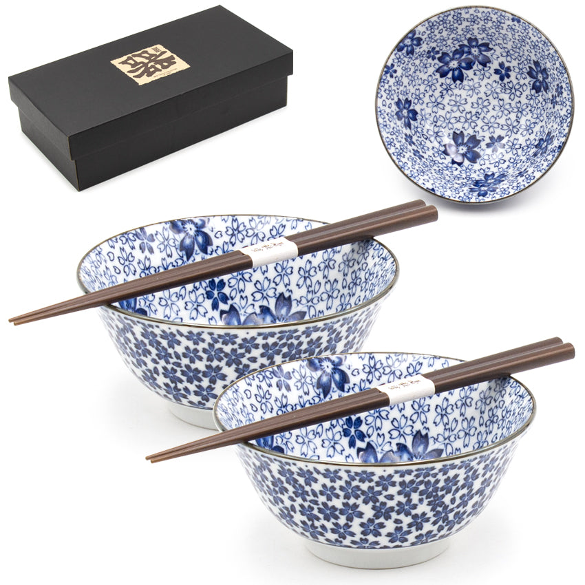 2pc Bowl Set With / Chopsticks