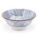 Japanese Large Bowl - 26 fl. oz. /  6.85"D x 2.85"H - Shima/Koushi-Bulk Pak