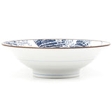 Japanese Large Bowl - 50fl. oz. / 9.75"D x 2.85"H Hokusai/Mt.Fuji- Bulk Pak