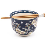 Bowl With/Chopsticks - 18fl. oz. / 5"D x 3.75"H