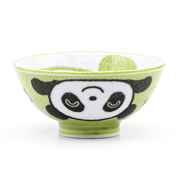 4.25"Dx2"H RICE BOWL panda (gn)