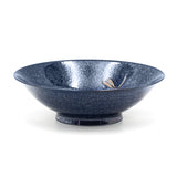 9-3/4"D BOWL shallow (dragonfly in blue)