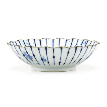 Japanese Shallow Bowls - 20 fl. oz / 6.65"D x 2"H