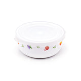 8CMD BOWL W/LID CERM RD No.1 (wh)