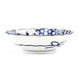 Japanese Shallow Bowls - 20 fl. oz / 6.6"D x 2"H / Aoi Yuzen