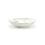 Japanese Floral Leaf Pattern Ceramic Bowl Set 5pc - 6.5"L x 5.25"W x 1.35"H