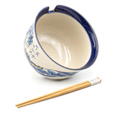 Bowl with Chopsticks - 6"D x 3.85"H