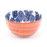 Japanese Medium Bowl -Flower, 5"Dx2.75"H