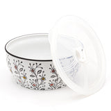 7"Dx3.25"H Bowl With/Lid