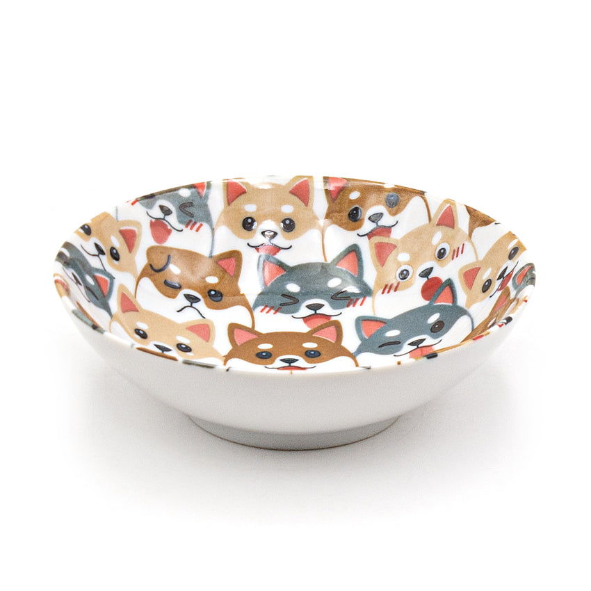 Japanese Shallow Bowl - Shiba Inu