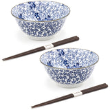 2pc Bowl Set With / Chopsticks