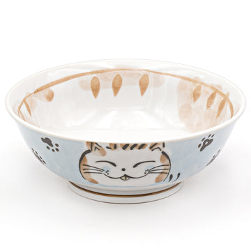 7.5"D x 2.75"H BOWL Aqua Cat 34oz (bu)