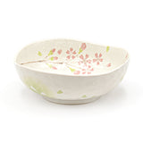 Japanese Medium Bowl - Sakura 6.5"Dx2.5"H, Irregular Shape