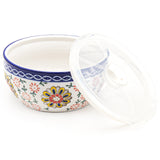 Bowl With Lid - 6"D x 3"H