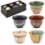 Japanese Bowl Set 5pc - 4.75"D x 3.15"H