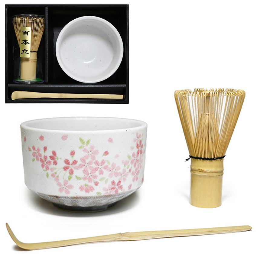 Japanese Matcha Bowl Set - 16 fl. oz. / 4.85"D x 2.75"H