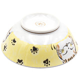 7.5"D x 2.75"H BOWL Aqua Cat 34oz (ye)