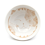 Japanese Medium Bowl - Cat, 6"D x 2.75"H