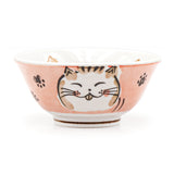 Japanese Medium Bowl - Cat, 6"Dx2.75"H