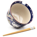 Bowl With/Chopsticks - 18fl. oz. / 5"D x 3.75"H