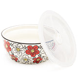 Bowl With Lid - 7.25"Dx3.15"H