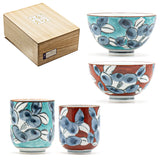4-1/4"Dx2-5/8"H BOWL & CUP PC 2:2 RD (as)