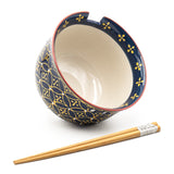 Bowl With/Chopsticks - 18fl. oz. / 5"D x 3.75"H