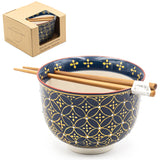 Bowl With/Chopsticks - 18fl. oz. / 5"D x 3.75"H
