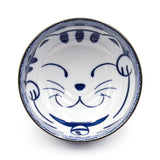 Japanese Medium Bowl - Lucky Cat 5"Dx2.75"H