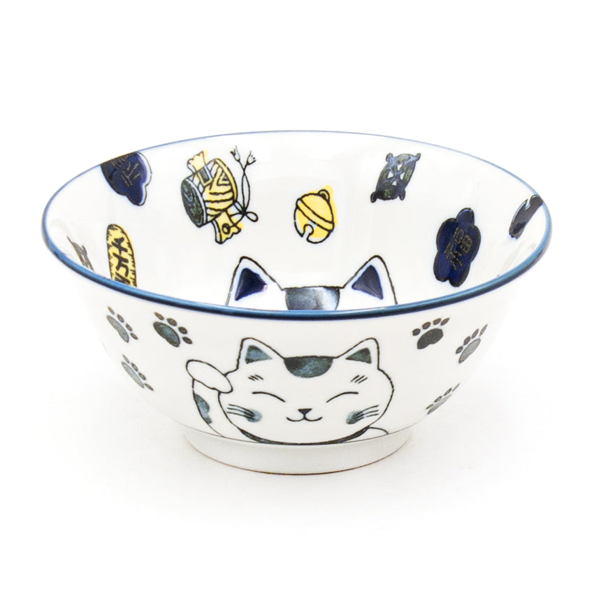 Japanese Medium Bowl - 18 fl. oz. / 5.75"D x 2.65"H  Engi-neko