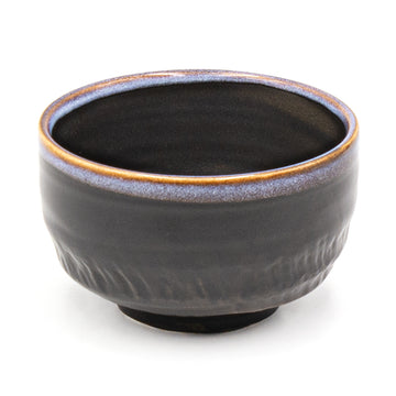 Japanese Dark Brown Matcha Bowl 4.85"D x 3"H