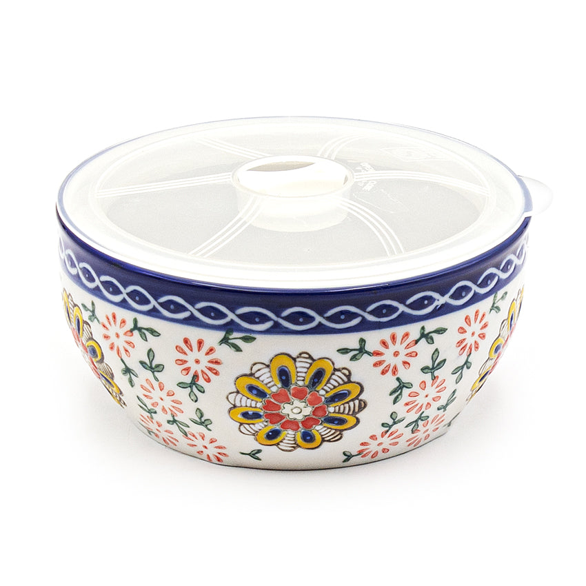 Bowl With Lid - 6"D x 3"H