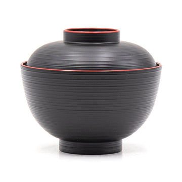 Lacquerware-Bowl With Lid / Miso Soup Bowls