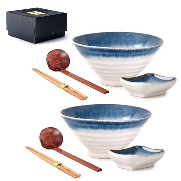 RAMEN BOWL 6PC SET W/SPOON