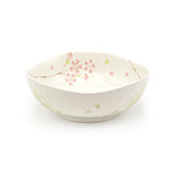 Japanese Medium Bowl - Sakura 5.5"Dx2"H, Irregular Shape