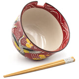 Bowl With/Chopsticks - 18fl. oz. / 5"D x 3.75"H