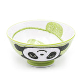 4.25"Dx2"H RICE BOWL panda (gn)
