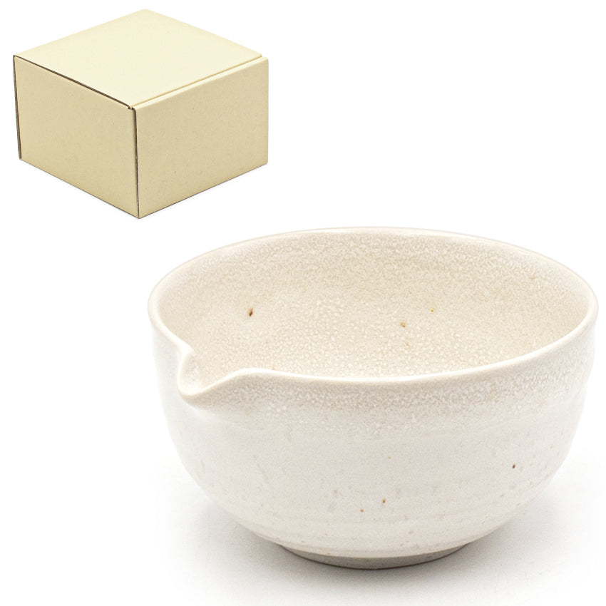 Japanese Matcha Bowl, White - 16 fl. oz. / 4.85"D x 2.75"H