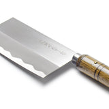 Seki Japan TSUBAZO Japanese Stainless Steel Meat Vegetable Cleaver, Butcher Knife, Shiraki Handle - 11.65"L (8" Blade)