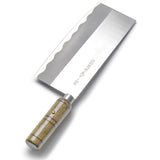 Seki Japan TSUBAZO Japanese Stainless Steel Meat Vegetable Cleaver, Butcher Knife, Shiraki Handle - 11.65"L (8" Blade)