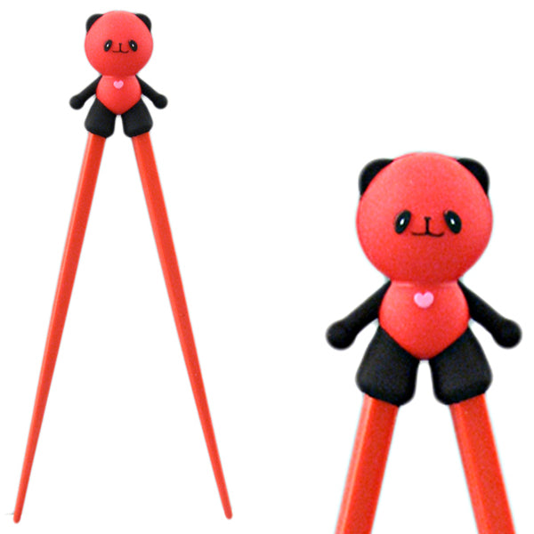KIDS CHOPSTICK panda (rd)