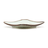 5.25" Ceramic Plate, Green — Floral Design
