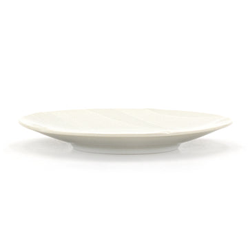 5.25" Round Ceramic Plate, White