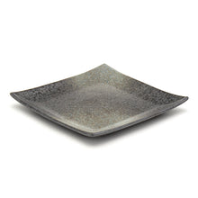 7″ Brown Ceramic Square Plate