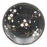 10" Round Ceramic Plate, Dark Brown — Sakura Design