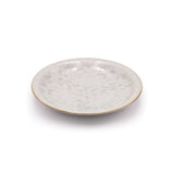6-3/4" Round Ceramic 5-Piece Plate Set, Ivory